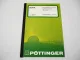 Pöttinger HIT58N Typ ZK212 Zettkreisel Betriebsanleitung Ersatzteilliste 1994