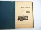 Porsche Diesel P133 Schlepper Tractor Spare Parts List Ersatzteilliste 1957 engl.