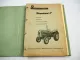 Porsche Standard T Diesel Schlepper Ersatzteilliste Ersatzteilkatalog 1960