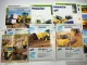 Posten 22x Prospekt Komatsu Bagger Radlader Muldenkipper 1990/2000er Jahre