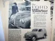 Posten lose Seiten aus Zeitschriften Thema Auto Testberichte 1950/60er Jahre