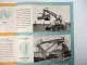 Prospekt Atlas 1500 Vollhydraulik Bagger und Lader 1956