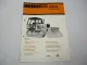 Prospekt Case 1150B Laderaupe Technische Daten 1978