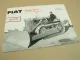 Prospekt Fiat 50CI Raupe Kettenschlepper mit 50 PS und Meiller Planiergerät