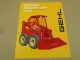 Prospekt Gehl Wisconsin USA 3000 series hydrstatic skid steer loader 70s in engl