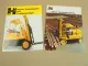 Prospekt Hyster Gabelstapler mit Treibgasanlage und Katalog von 1971/73