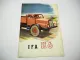 Prospekt IFA Horch H6 LKW mit 120 PS 6-Zylinder Dieselmotor 1950er Jahre DDR