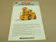 Prospekt Komatsu FD30 Gabelstapler mit technischen Daten
