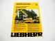 Prospekt Liebherr A 902 Litronic Hydraulikbagger Technische Beschreibung 1993