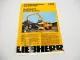 Prospekt Liebherr A 902 Litronic Umschlaggerät Technische Information 1991