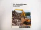 Prospekt Liebherr Hydraulikbagger Schrottumschlag 2008 Label