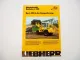 Prospekt Liebherr L508 Radlader Einsatz Kompostierung Straßburg Frankreich 1993