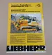 Prospekt Liebherr PR 722 Litronic Planierraupe Technische Beschreibung 1990