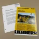 Prospekt Liebherr RL 442 Litronic Rohrleger 132 PS 1995 + Presseinformation
