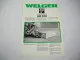 Prospekt Welger SM600 Scheibenmäher 1978