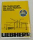 Prospektmappe LIEBHERR Krane Turmdrehkrane Prospekte News und Datenblätter