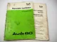 Reparaturleitfaden Audi 80 B2 1.6 L Vergasermotor YN YY YP YU Werkstatthandbuch 1978