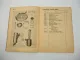 Sachs Diesel 500 Motor Ersatzteilliste Ersatzteilkatalog 1953