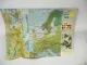 SAS Scandinavian Airlines Streckenkarte ca. 1960er Jahre in Englisch