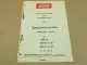 Schaeff Zweischalengreifer HR25 HT20A/B HT11A/B Anbau Ersatzteilliste 1973
