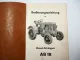 Schlüter AS18 Dieselschlepper Betriebsanleitung Bedienungsanleitung 1950er Jahre