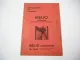 Schmidt Melio sen.62 jun.63 Grüppenfräse Betriebsanleitung Ersatzteilliste