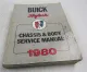 Service Manual 1980 Buick Skylark incl Sport Limited Chassis Body Repair Manual