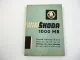 Skoda 1000MB 1000 MB Airable PKW Ersatzteilkatalog Spare Parts List 1964