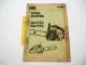 Solo 610 615 VA Motorsäge Service Anleitung Werkstatthandbuch 1973