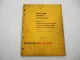 Sperry New Holland 1880 1880S 1890S Feldhäcksler Ersatzteilliste Parts List 1974
