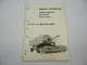 Sperry New Holland 8070 8080 Moissonneuse Batteuse Manuel dentretien 1978