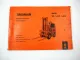 Steinbock DFG 1D 1,2D 1,6D Gabelstapler Ersatzteilliste Parts List 1965
