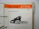 Stihl Motorsägen Sammlung Technische Informationen 1987 - 1998