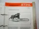 Stihl Motorsägen Sammlung Technische Informationen 1988 - 1997