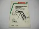 Stoll Einfahr Frontlader ALN ALS 3/AKS Super 1 3 Betriebsanleitung Anbau Wartung