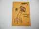 Stoll Frontlader N S für Schlepper Betriebsanleitung Ersatzteilliste 1970