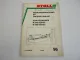Stoll M 240 280 DS DSC Scheibenmähwerk Betriebsanleitung Ersatzteilliste 1996