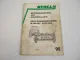 Stoll M 280 320 ASC Heckscheibenmähwerk Betriebsanleitung Ersatzteilliste 1995