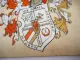 Studentika Album ( leer ) handgemaltes Wappen Corps Marchia Berlin