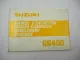 Suzuki GS450 GS450S Bedienungsanleitung Fahrerhandbuch Owners Manual 1979