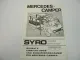 Syro Camping Einrichtung MERC I KR LR Mercedes Benz 206 207 306 307 Camper 1977
