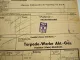 Torpedo Fahrrad 4x Frachtbrief 1938 Frankfurt a. Main Rödelheim