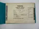 Toyota 3FD 28 30 Forklift Truck Gabelstapler Ersatzteilliste Parts Catalog