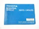 Toyota 42-5FG 20 23 25 Forklift Parts Catalog 1988