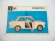 Trabant 601 Die neuen Sitze Prospekt IFA Zwickau DDR 1971