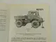 Unimog 411 Typ C Zugmaschine 34 PS Betriebsanleitung 1969