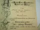 Urkunde 25 J Dienstzeit Erinnerungszeichen Eisenbahn & Bestallung Zugführer 1913 Oberlahnstein