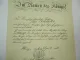 Urkunde 25 J Dienstzeit Erinnerungszeichen Eisenbahn & Bestallung Zugführer 1913 Oberlahnstein