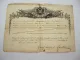 Urkunde Abschied K.u.K. Infanterie Regiment 1880 Niederösterreich Linz