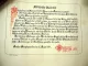 Urkunde Dankerlass Wilhelm II. an Eisenbahner WK1 Mobilmachung 1914 in Papphülse